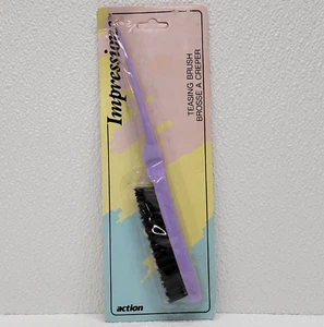 Vintage 1990 Purple Teasing Brush Impressions Action Industries - New in Package - Picture 1 of 12