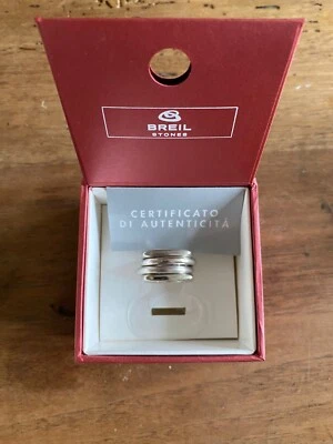 Breil anello tetra in acciaio composto da 2 anelli satinati e 2 lucidi - Immagine 1 di 4