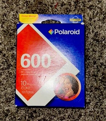 Brand New Sealed! Polaroid 600 Color Instant Film 10 Exposures Expired 09/2009 - Image 1 of 2