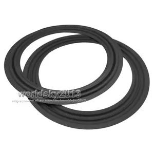 2pcs 10" inch Speaker Cloth Edge Woofer Surround Circle Repair Part Replacement - Picture 1 of 7