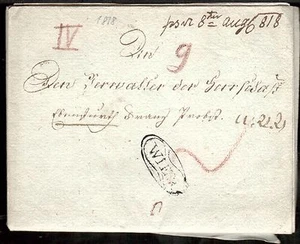 Vorphilatelie gelaufener Brief (intern : 7 ) - Picture 1 of 2