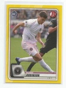 Robbie Robinson 2020 Bowman MLS Yellow 09/75 Rookie RC  Inter Miami CF - Picture 1 of 2
