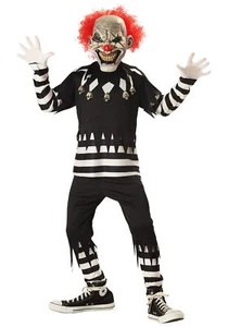 Kids Psycho Clown Costume - Picture 1 of 1