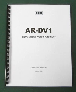 AOR AR-DV1 Manuale operativo - Copertine stock carte premium e carta da 28 libbre! - Foto 1 di 1