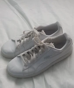 Zapatillas deportivas PUMA Smash V2 de caña baja blancas para hombre talla 6 del Reino Unido informales con cordones - Imagen 1 de 14