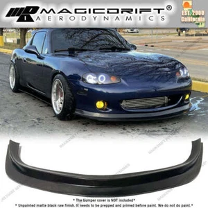 For 01-05 Mazda MX-5 MDA Track Front Bumper Lip Spoiler Splitter Super Miata PU - Picture 1 of 8