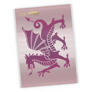 Schablone Welsh Dragon - wiederverwendbar 23 x 17 cm Dragon Template - Bild 1 von 4