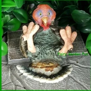 Fairy Garden Fun Turkey Thanksgiving Miniatur Figur Indoor / Outdoor ROFL - Bild 1 von 1