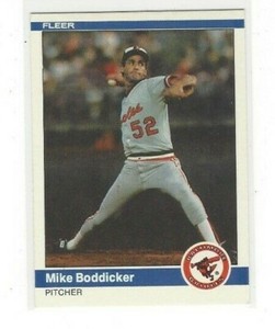 1984 FLEER BASEBALL REGULAR BASE SERIES SINGLES #'S 1-220