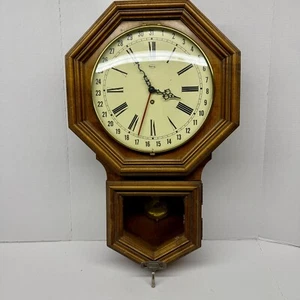 Vintage Ridgeway Urgus 31 Tage Wanduhr West Germany Handaufzug mit Schlüssel - Bild 1 von 16