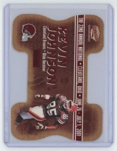 2001 Pacific Brown Royale Kevin Johnson/David Terrell Football Card 208/1000 #8 - Picture 1 of 2