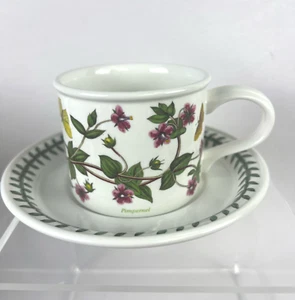 Portmeirion Botanic Garden Broom Cytisus Scoparius Drum Coffee Cup & Saucer - Picture 1 of 12