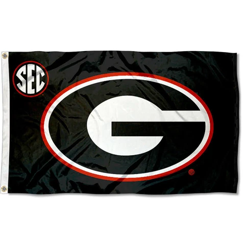UGA Bulldogs UGA SEC Flag 3x5 Banner Cover