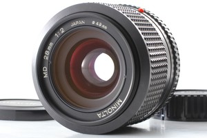 [Near MINT] MINOLTA New MD 28mm F/2 Wide Angle Lens MD Mount From JAPAN