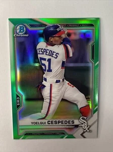2021 Bowman Chrome Prospects Yoelqui Cespedes /99 BCP-176 - Picture 1 of 2