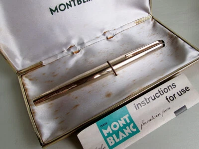 Pluma Estilográfica Montblanc Meisterstuck Nº 84 18C EF Nueva en Caja Foto 1 de 4