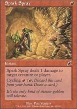 MTG magic cards 4x x4 Light Play, English Spark Spray Scourge