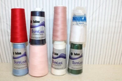 Lot 8 Cones Overlock Serger Sewing Machine Thread - Talon® SureLock™; Beachwood® - Image 1 of 4