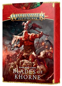 Warscroll Cards Blades Of Khorne Warhammer Age Of Sigmar - Picture 1 of 1