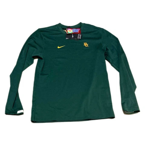 NEW NWT Baylor Bears Nike Men's On Field Dri Fit Pullover Sweatshirt Small Cover