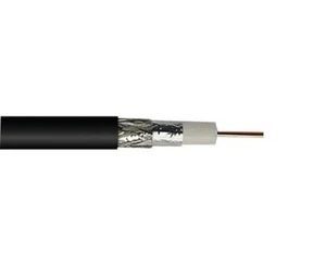 Belden 1189A 0101000 Coaxial Cable 18AWG 1C SHIELD, 1000 ft Spool, BLACK - Picture 1 of 1