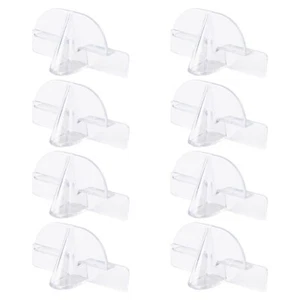 8 Plastic Wall Mounted Eyeglass Holder Space Efficient Design For Home Or Office - Picture 1 of 8
