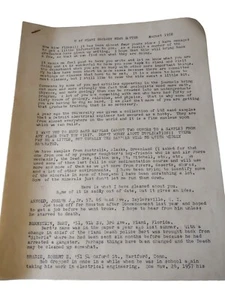 University of Miami Geologie Abteilung 1957 Newsletter Sandprobe Anfrage 7 Seiten - Bild 1 von 3