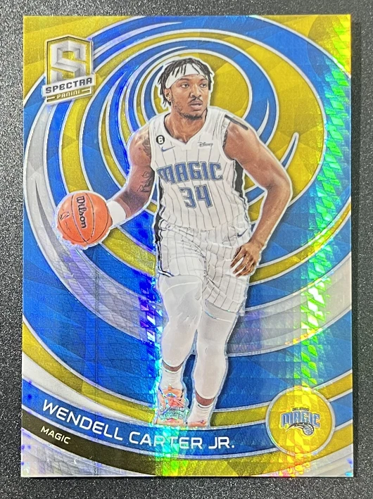 2022-23 Panini Spectra Basketball Wendell Carter Jr. Gold Hyper Prizm 09/10
