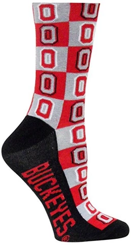 NCAA Checkerboard Dress Socks Cover