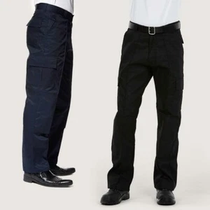 Pantaloni cargo da lavoro di UNEEK UC904 - regular o lunghi - nero o navy - Foto 1 di 11