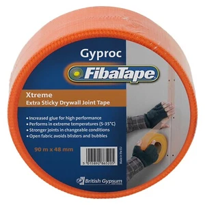 Gyproc FibaTape Xtreme extra klebrige Gipskartonplatte Trockenbau Gelenkband - 48 mm x 90 m - Bild 1 von 1