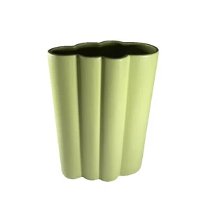 Vase Billow Designed In Amsterdam Lime Green Home Decor Modern Designer New - Picture 1 of 4