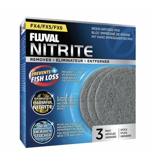 Fluval Fx4/fx5/fx6 Nitrite Remover Pad - 3 PK Ahga265