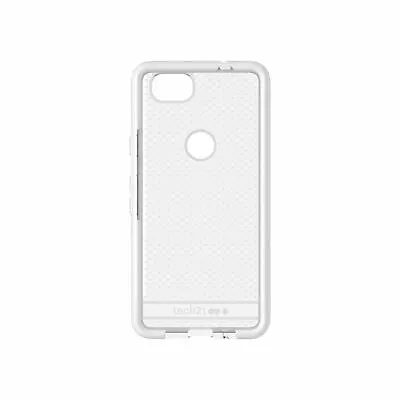 Tech 21 Evo Check Case Cover for Google Pixel 2 Clear White T21-5804 - Image 1 of 3