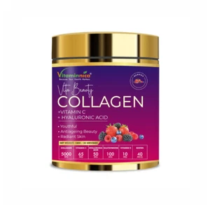 Kollagen Pulver - für strahlende Haut & Anti-Aging - Vitaminnica Premium Rinder - Bild 1 von 17
