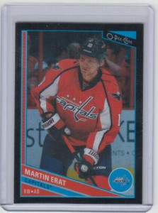 13/14 OPC Washington Capitals Martin Erat Black Rainbow card #80 Ltd #18/100