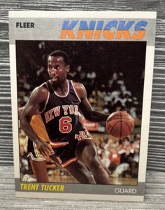 1987-88 Fleer Basketball Trent Tucker #113 New York Knicks Vintage NBA Card