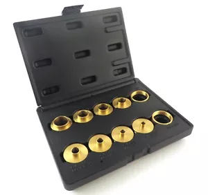 10 Stück 464985 Massivmessing Router Vorlage Buchsen Führungslager Set SBI16 - Bild 1 von 2