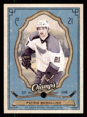 2009-10 Upper Deck Champ's #86 Patrik Berglund St. Louis Blues - Image 1 of 2