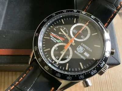 TAG HEUER CARRERA CHRONOGRAPH AUTOMATIC “INDIA RACING EDITION” NEW , 192 Of 200 - image 1 of 4