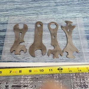 Vintage steel flat multi size wrenches 4pcs - Picture 1 of 6