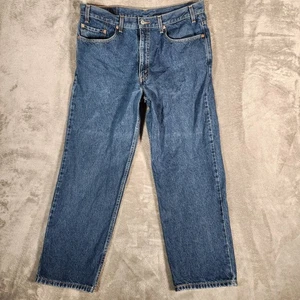 Jeans uomo Levi's 550 vintage vestibilità rilassata blu denim 38X30 2003 - Foto 1 di 13