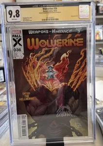 Wolverine #36 CGC 9.8 Firmado STEGMAN 🔑 1ª Aplicación. HELLVERINE - Imagen 1 de 3