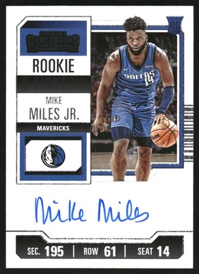2023-24 Panini Contenders #114 Mike Miles Jr. RC - Image 1 of 2
