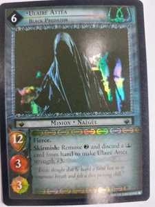 LOTR TCG Black Rider ULAIRE ATTEA BLACK PREDATOR 12O6 Masterwork FOIL MP - Picture 1 of 1