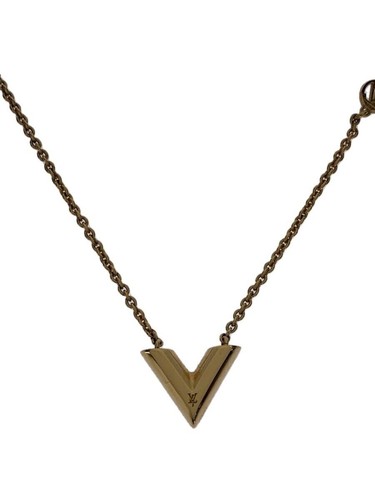 LOUIS VUITTON（LV） COLLANA LOUIS VUITTON ESSENTIAL V oro con top da donna scatola usata