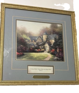 Quadro Thomas Kinkead Oltre il cancello d'autunno opaco e incorniciato - Foto 1 di 2