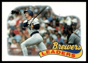 1989 Topps Brewers Leaders - Rob Deer Milwaukee Brewers #759 - Picture 1 of 2