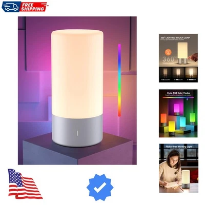 Table Lamp, [Advanced] Bedside Touch Control Lamp for Bedroom 3 Level Dimmabl... - Image 1 of 4