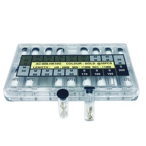 180Pack 18 Sizes Watch Hour Minute Second Hands Assortment Watch Needles Pins - Imagen 1 de 9
